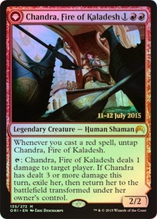 (Promo-Prerelease)Chandra, Fire of Kaladesh/カラデシュの火、チャンドラ